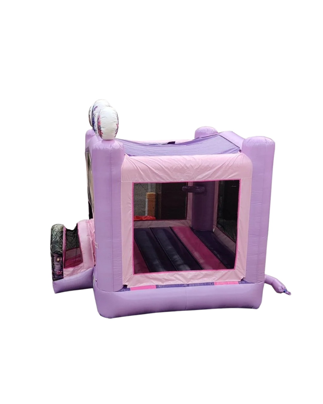 3D Fairy Glitter Sparkle Bounce House with Fairy Door and Hoop
