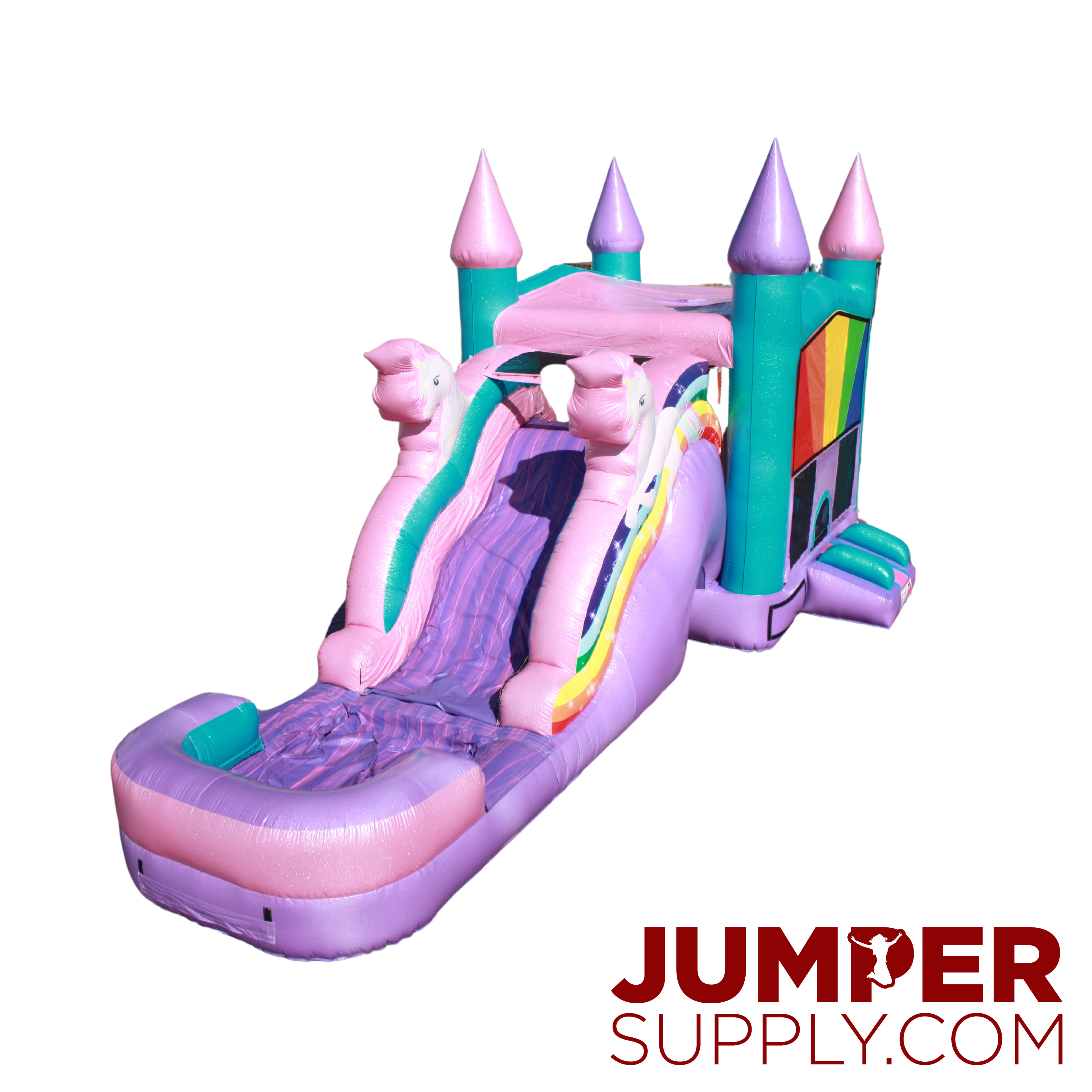 Unicorn Sparkle Combo 5 in1 Wave Wet Dry Slide