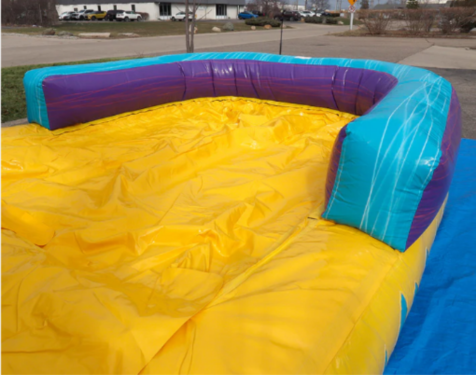 19'H Ice Cream Slide Wet n Dry with Removable Art Panel