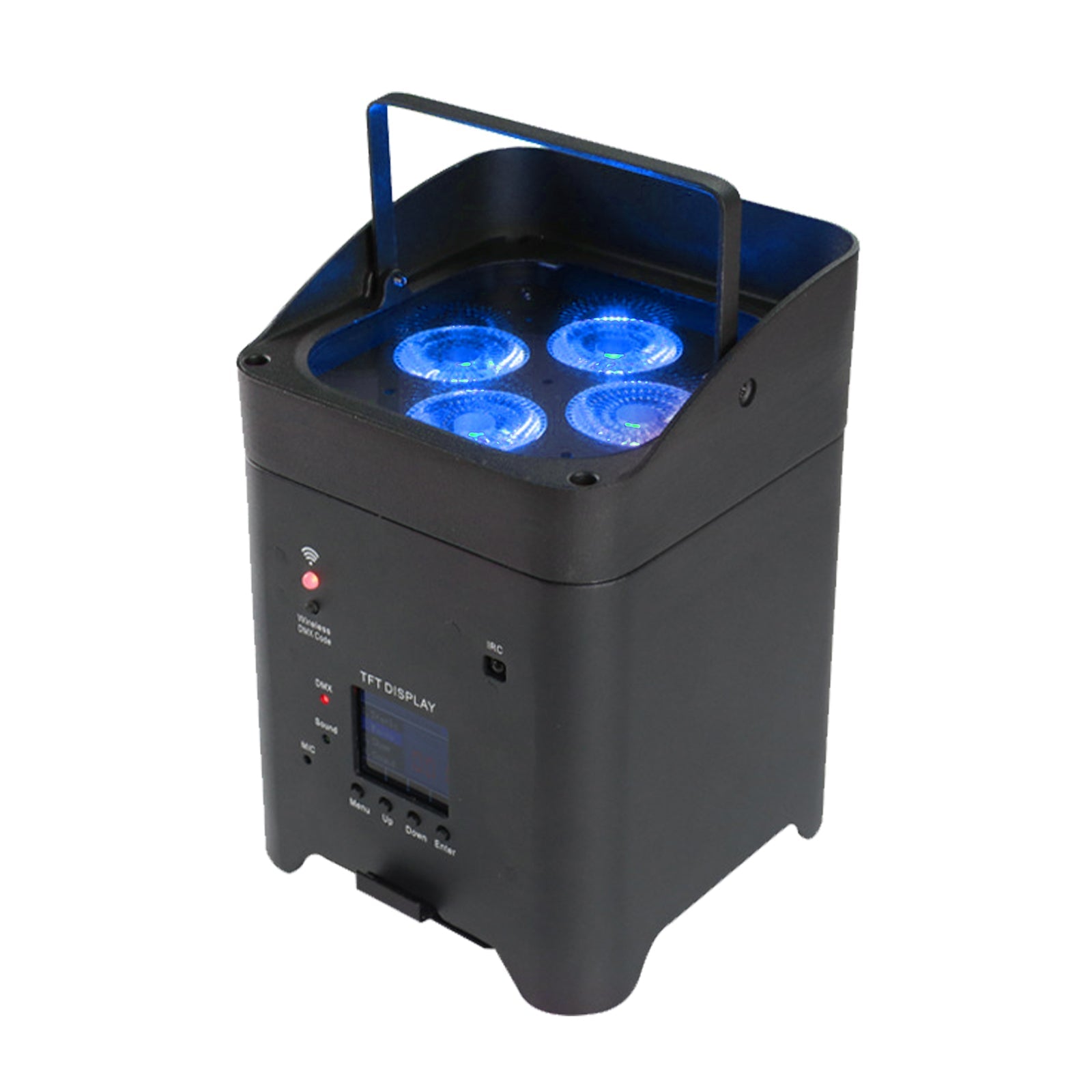 SurgeFX SF-BP418 Wireless Battery-Powered 4 LED Uplight