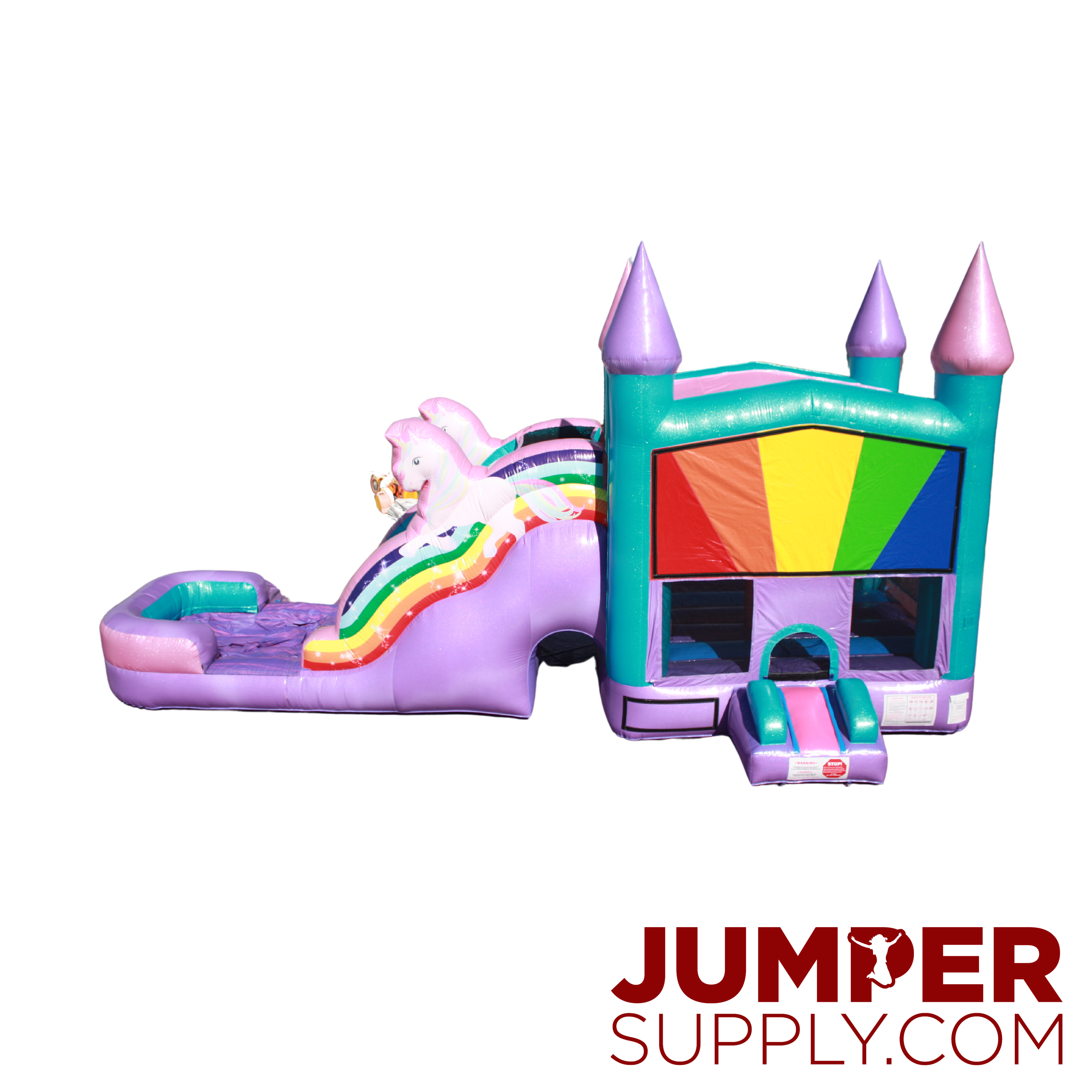 Unicorn Sparkle Combo 5 in1 Wave Wet Dry Slide