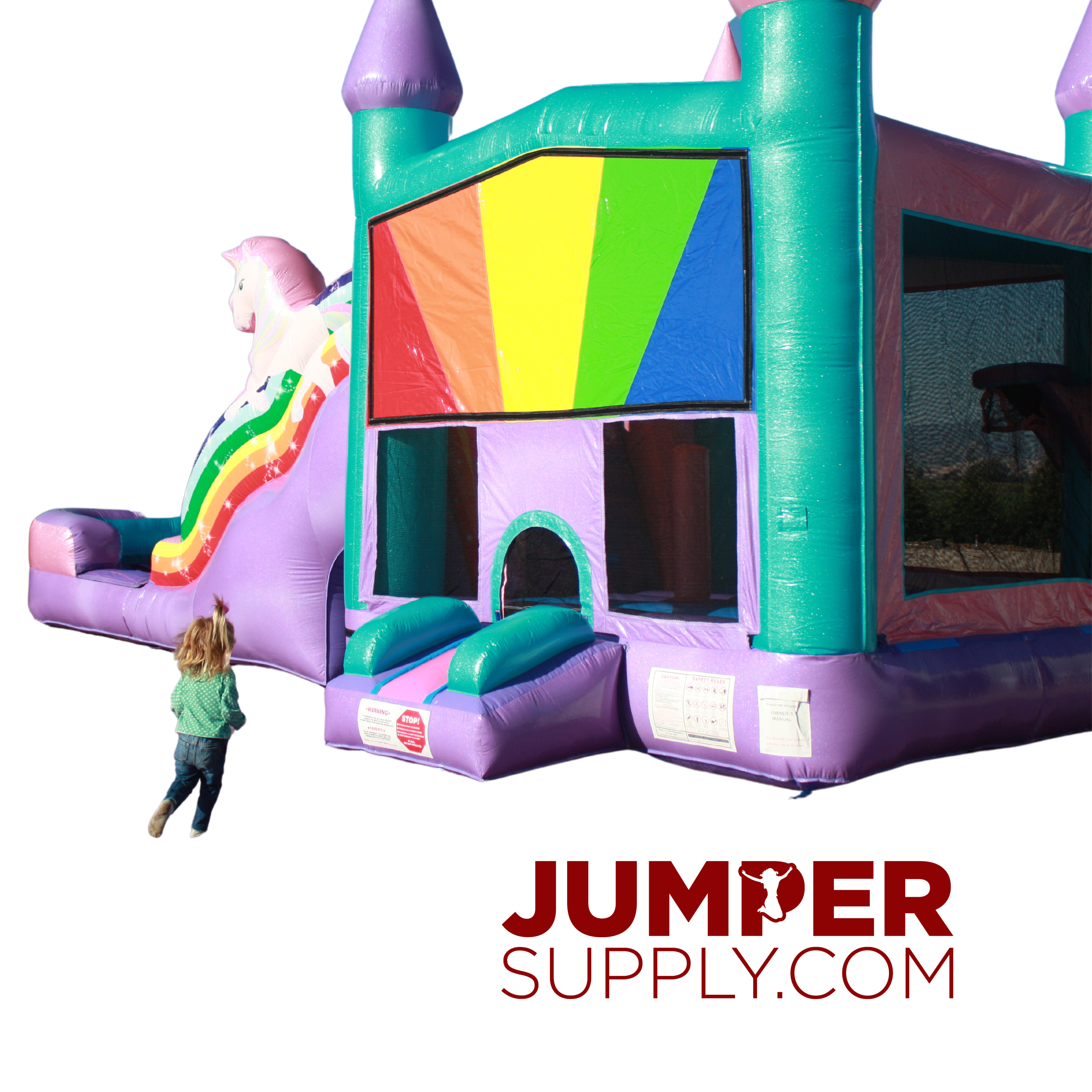Unicorn Sparkle Combo 5 in1 Wave Wet Dry Slide