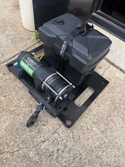 Portable Winch With Trailer Mount