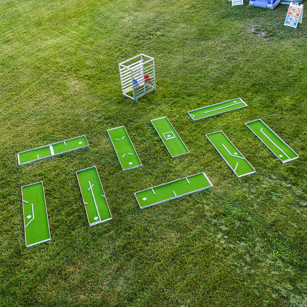 9-Hole Course without LED & Fixed Obstacles