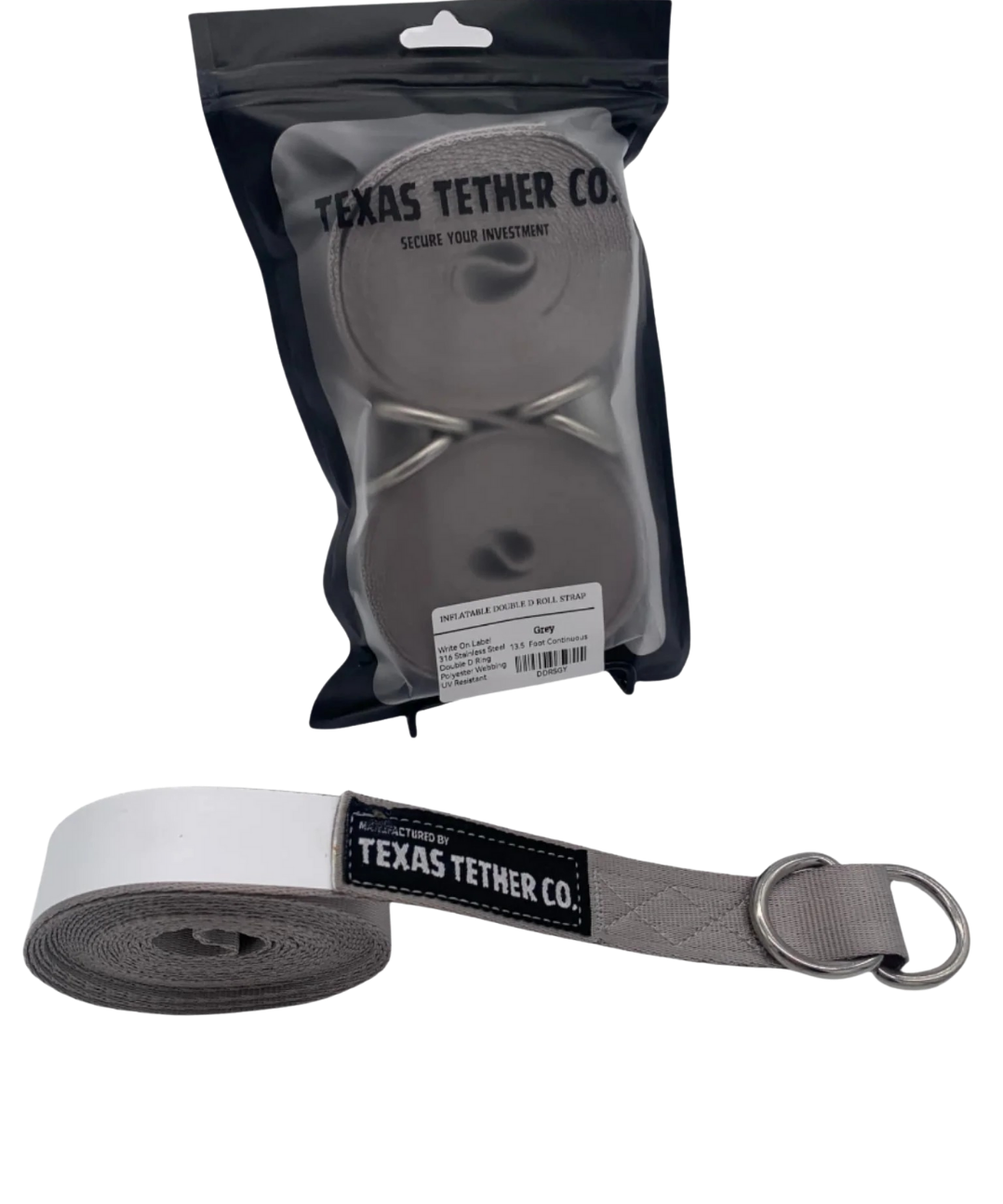 American Made Double D Ring Roll Strap (Sold In Pairs)