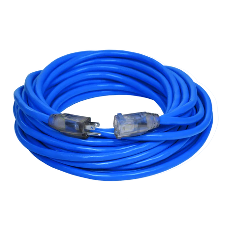 Outdoor Dual Lighted Extension Cord w/ Safety CGM