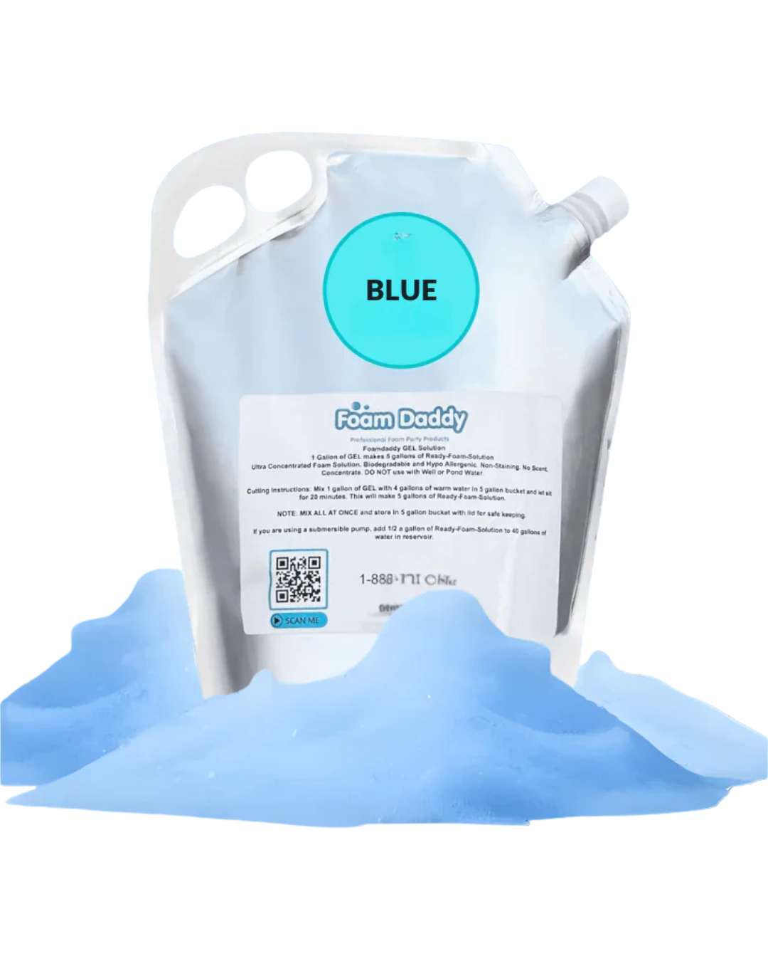 Blue Foam Coloring- Full pack (400 Gallons)