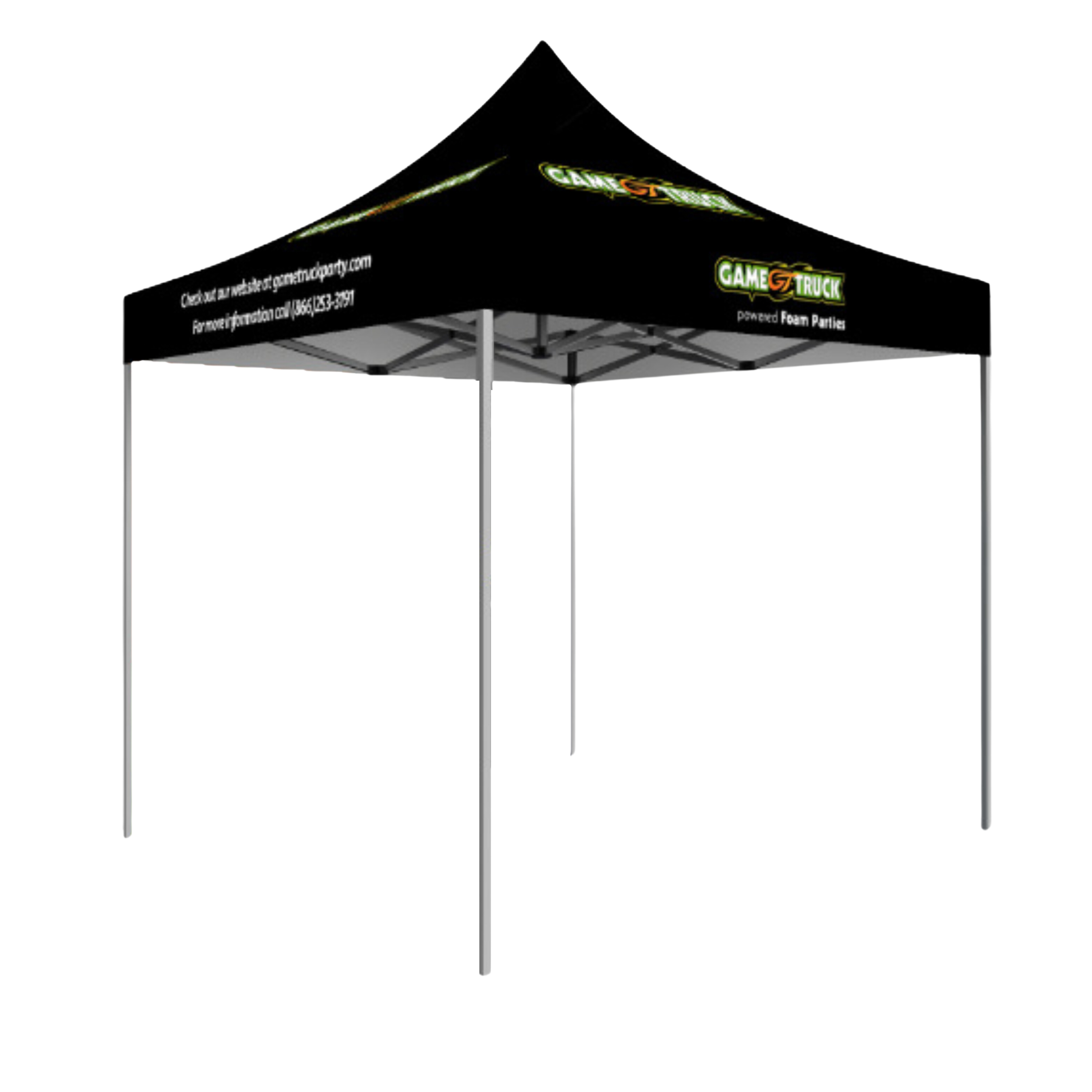 5x5 Custom Classic Foam Party Tent