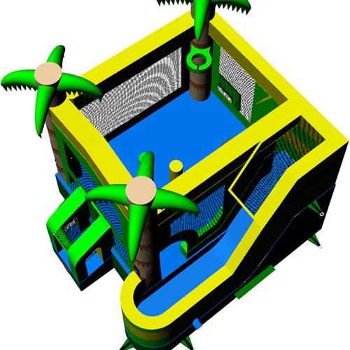 Palm Tree Combo Wet n Dry