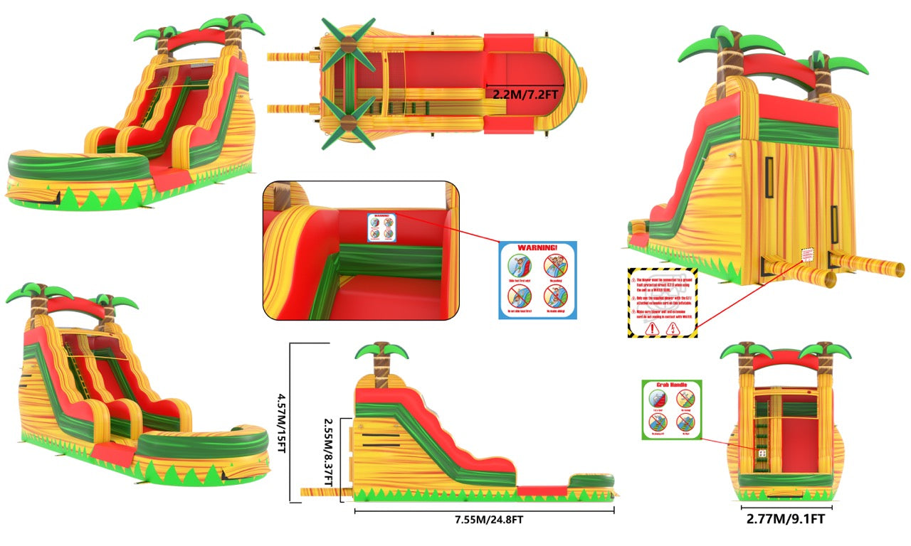 15' Tropical Fiesta Breeze SL