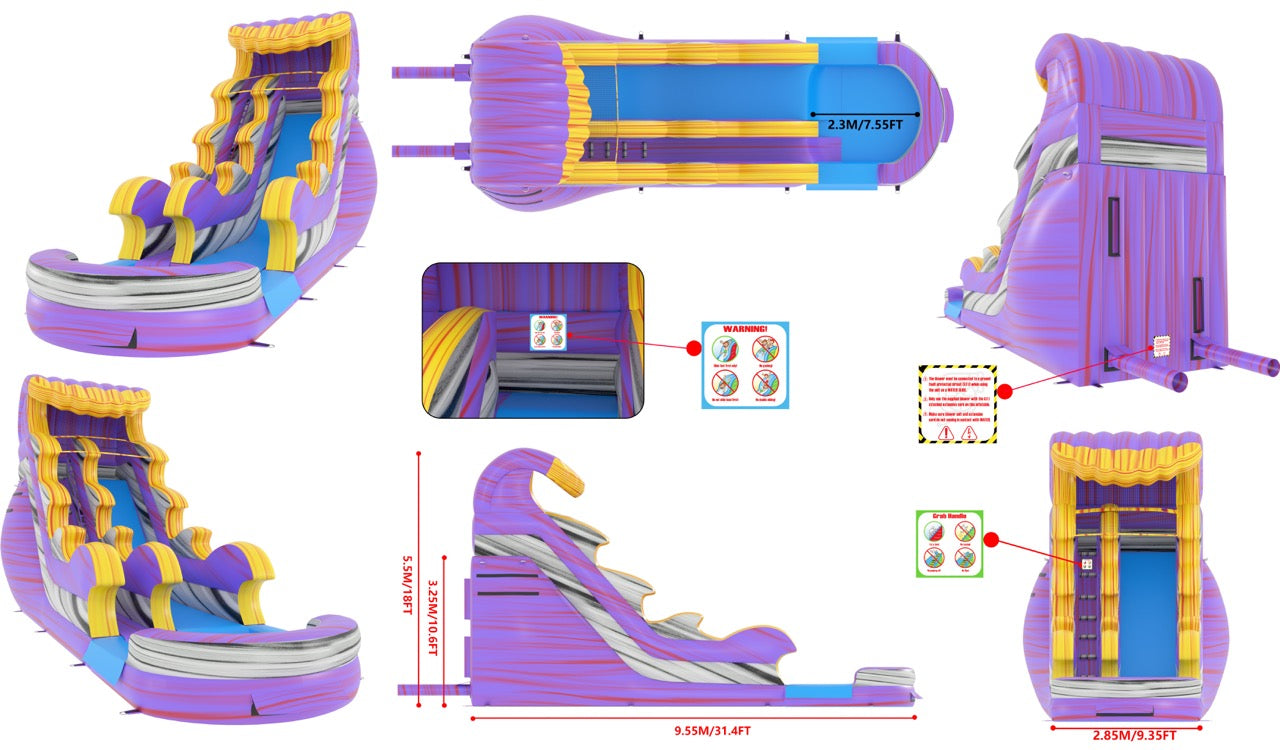 18' Purple Punch Waveblaster SL