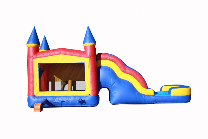 Castle 5in1 Wave Wet Dry Slide - Rainbow
