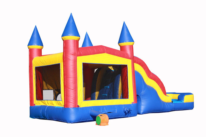 Castle 5in1 Wave Wet Dry Slide - Rainbow