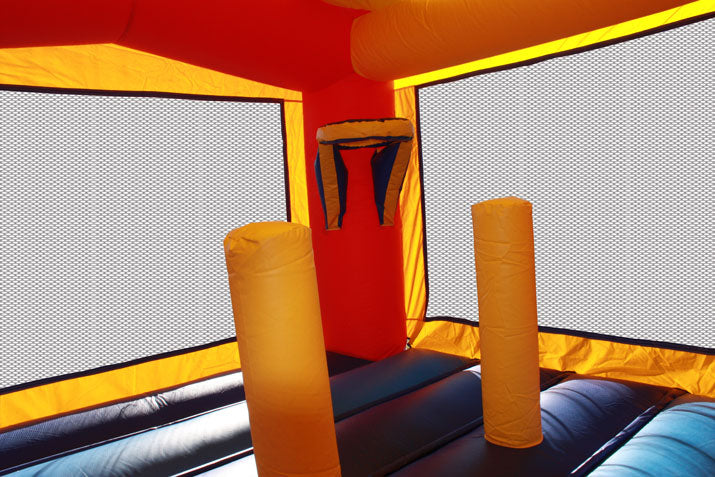 Castle 5in1 Wave Wet Dry Slide - Rainbow