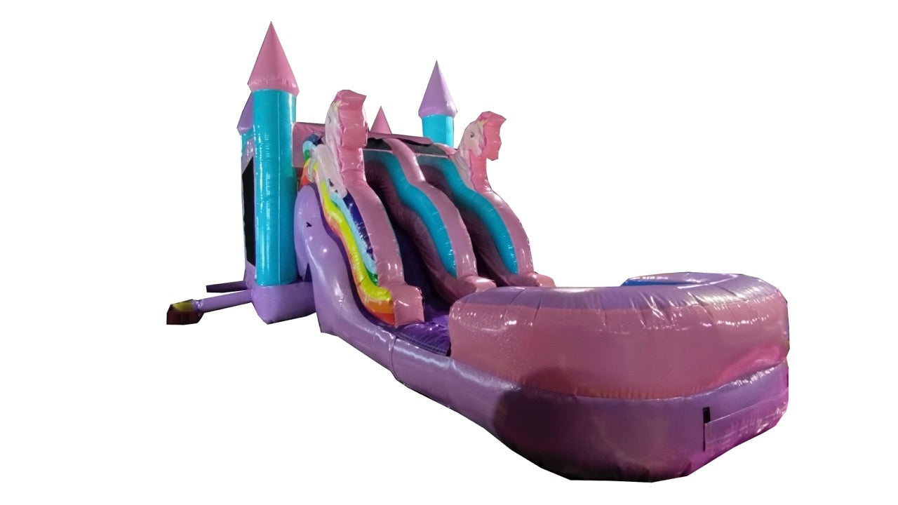 Unicorn Sparkle Combo 5in1 Wave Wet Dry Slide
