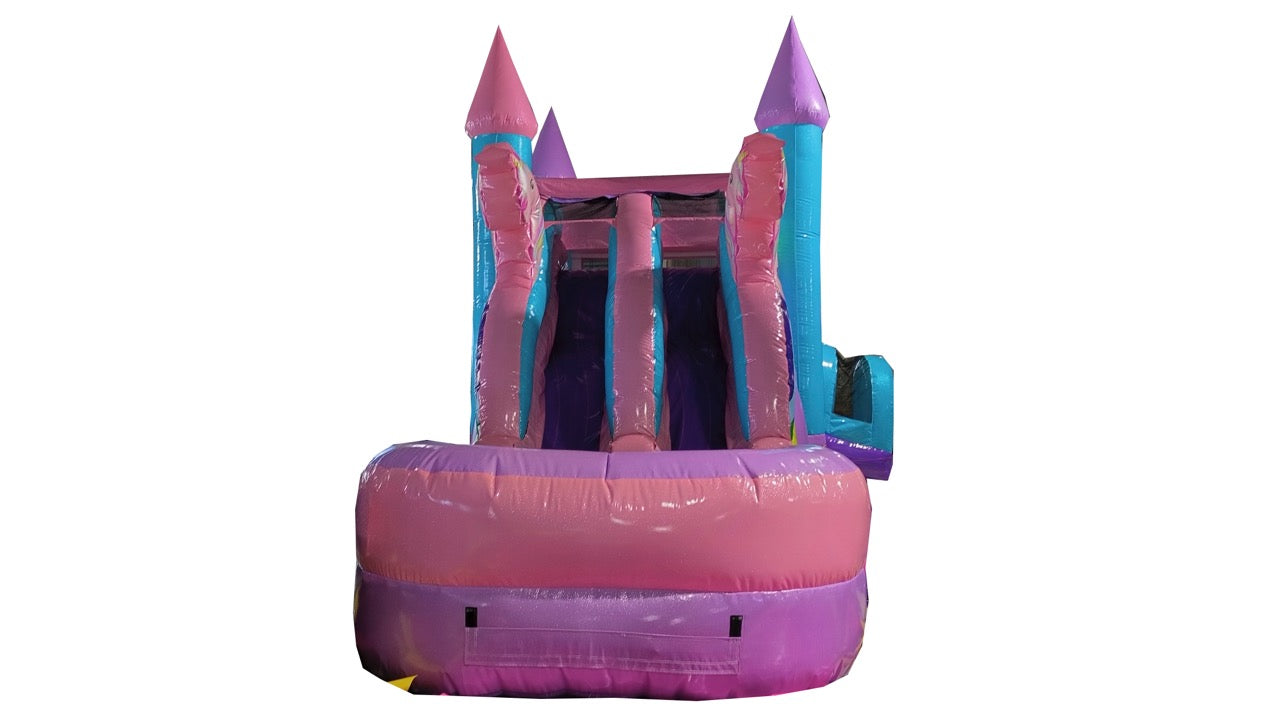 Unicorn Sparkle Combo 5in1 Wave Wet Dry Slide