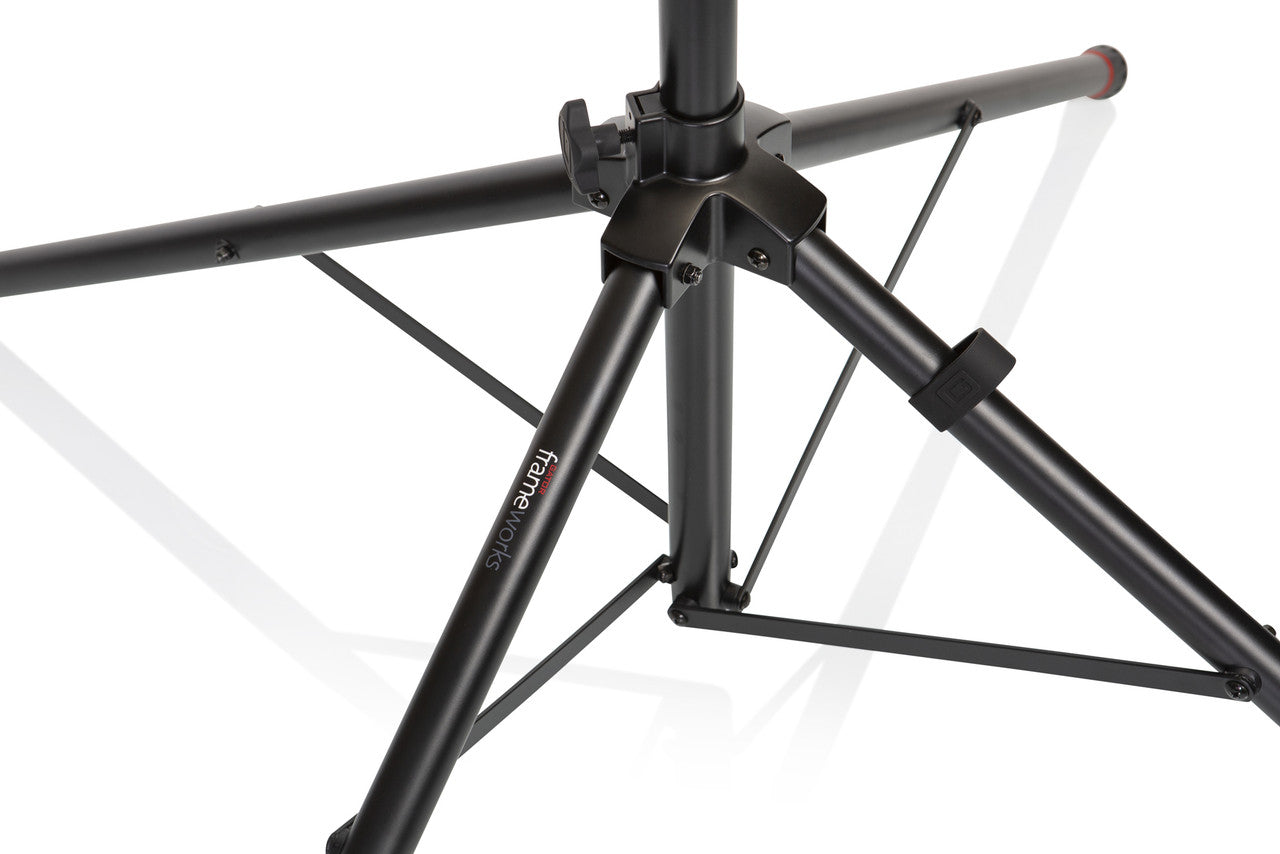 Gator Frameworks GFW-SPK-4000 - Frameworks Quad Base Speaker Stand w/ Lift Assist