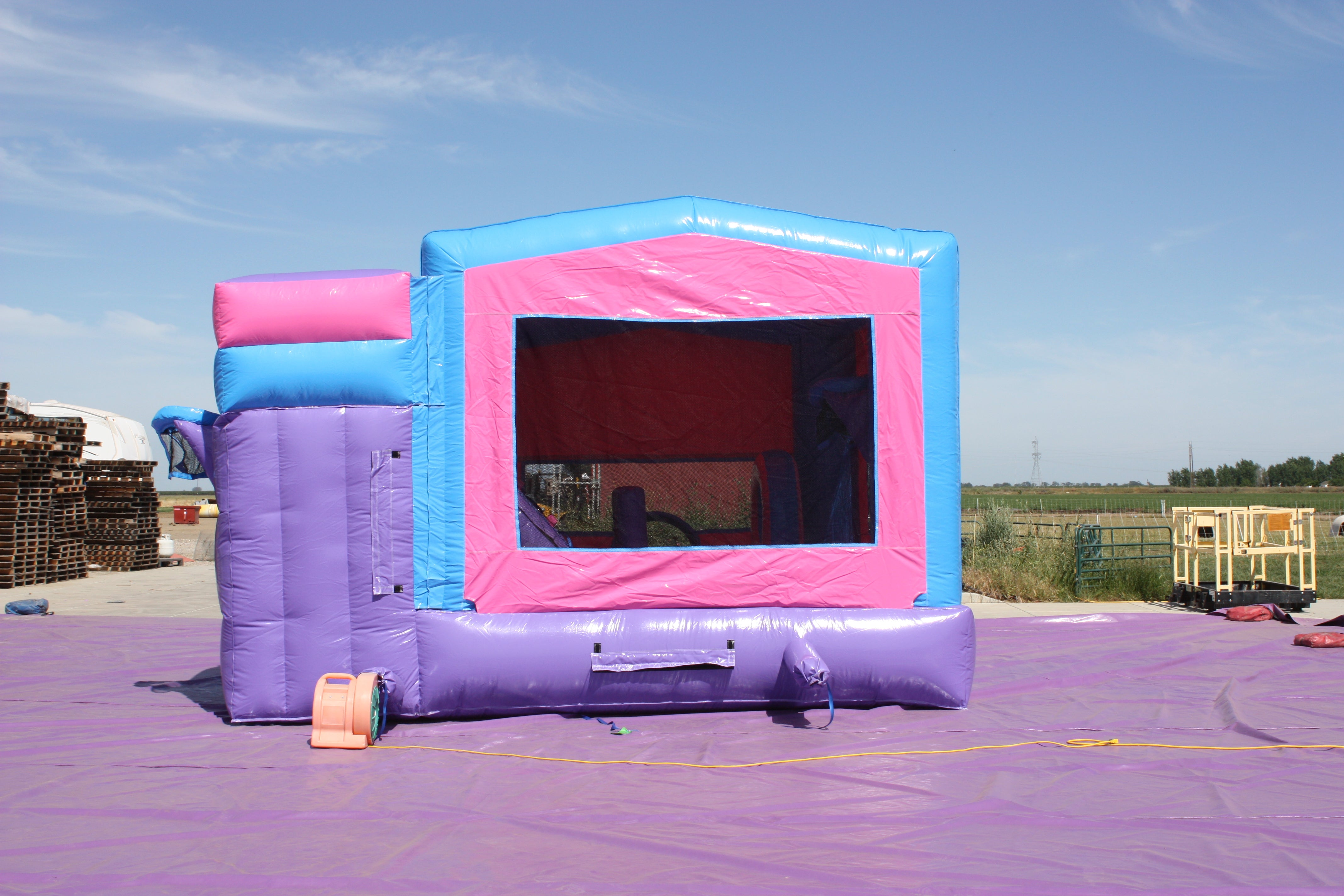 6-1 Module Castle Wet Dry Slide