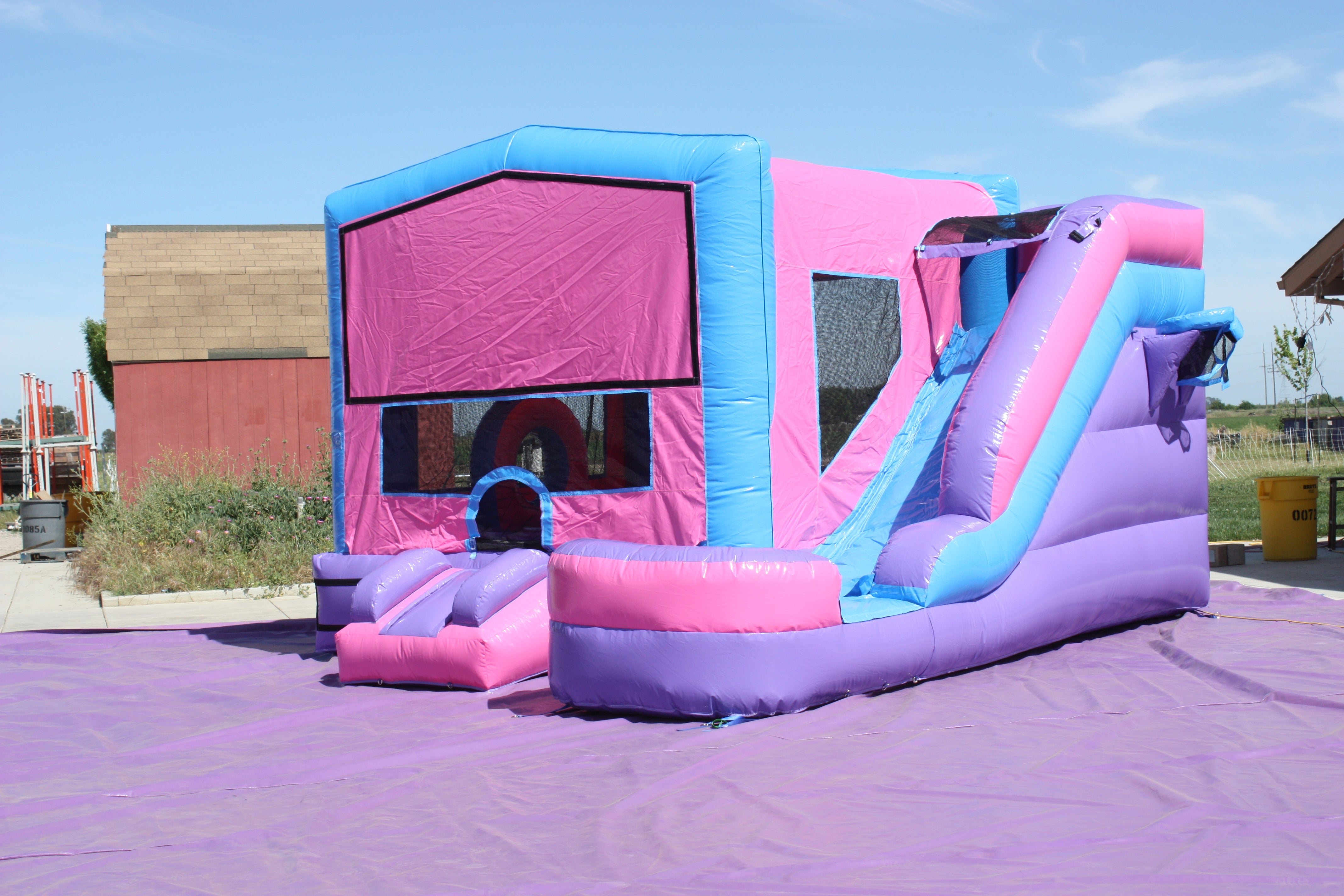6-1 Module Castle Wet Dry Slide