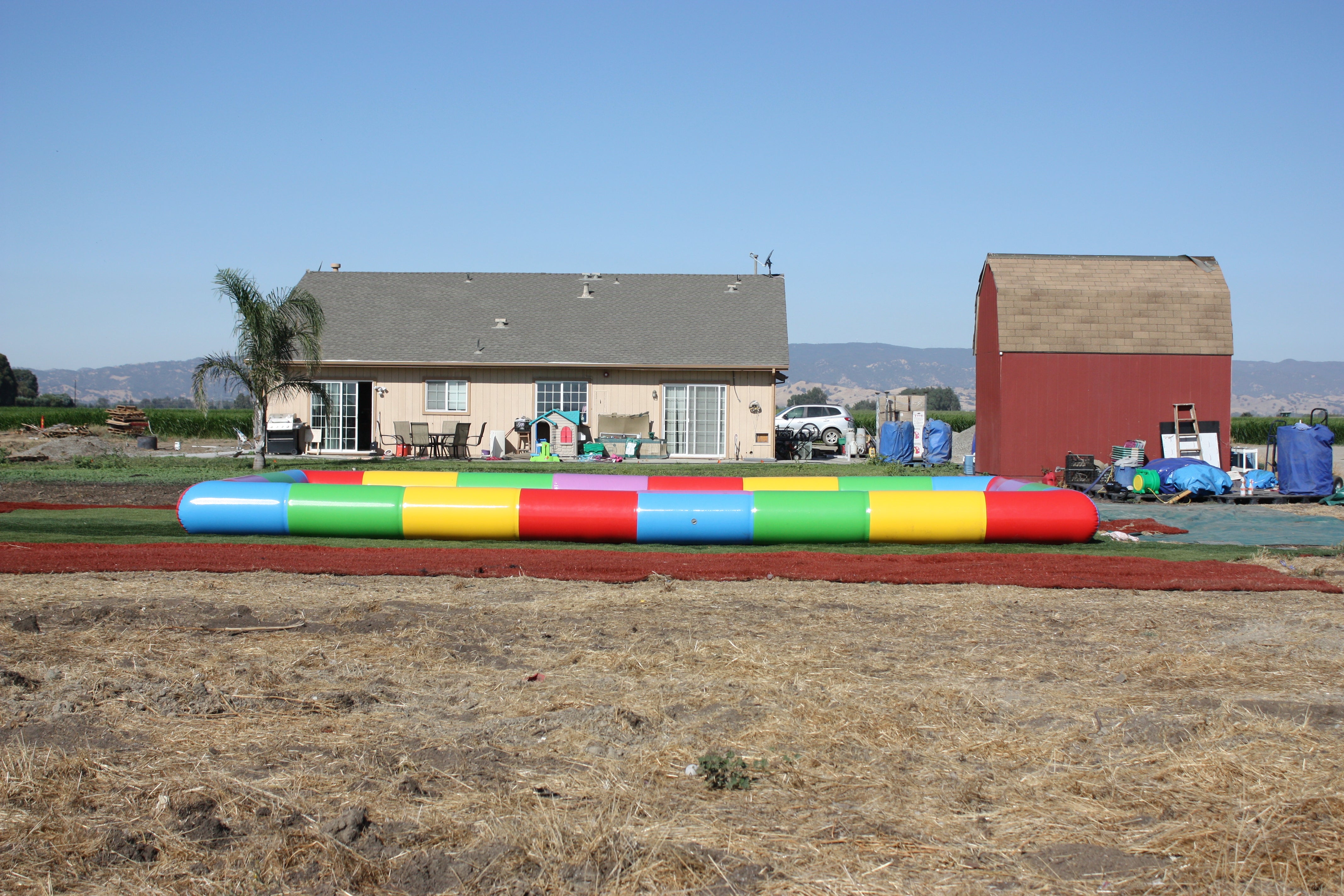 26' Square Water Ball Pool, 676sqft Fits 6 Balls