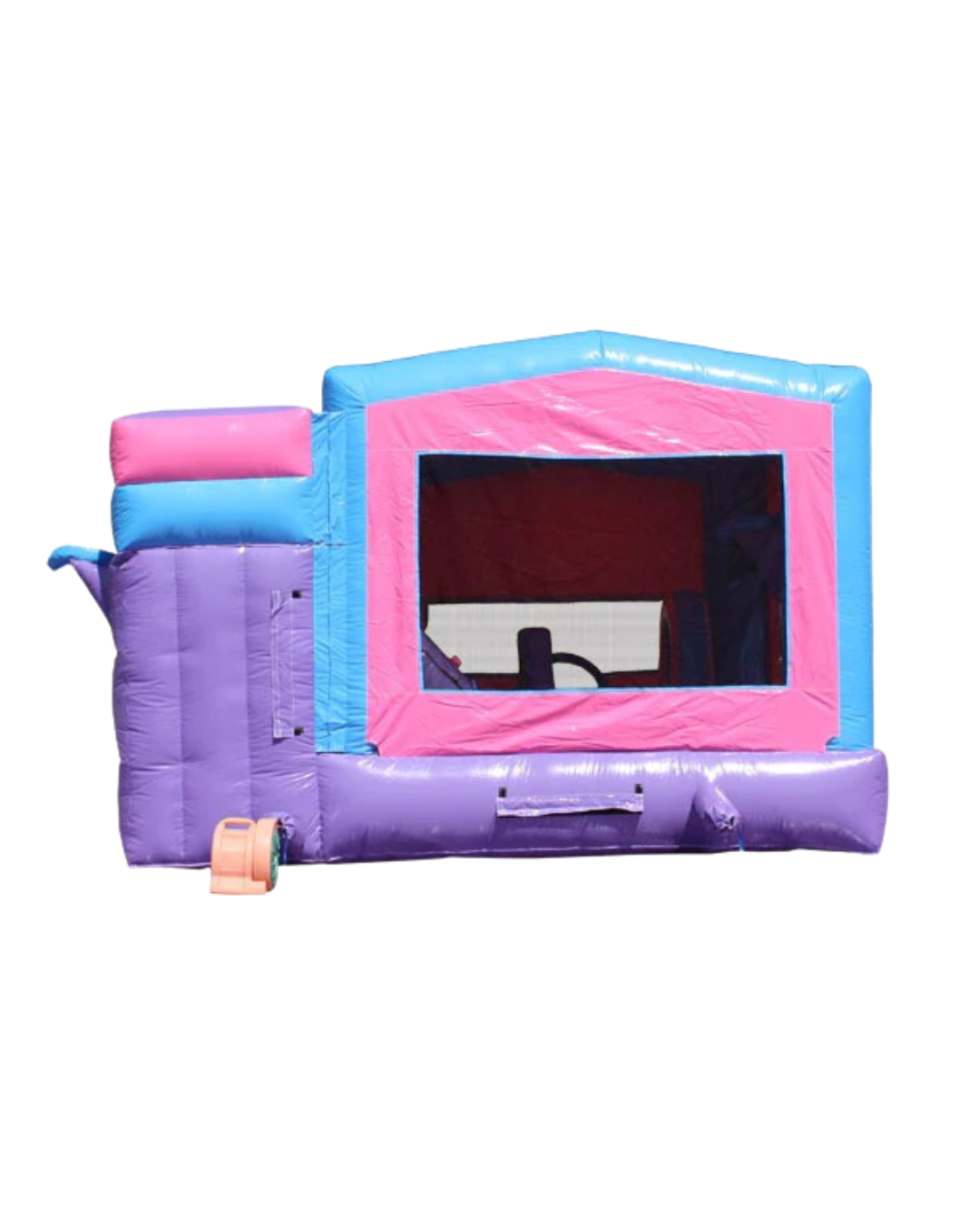 Inflatable Castle 6 in 1 Pink & Purple Module Combo
