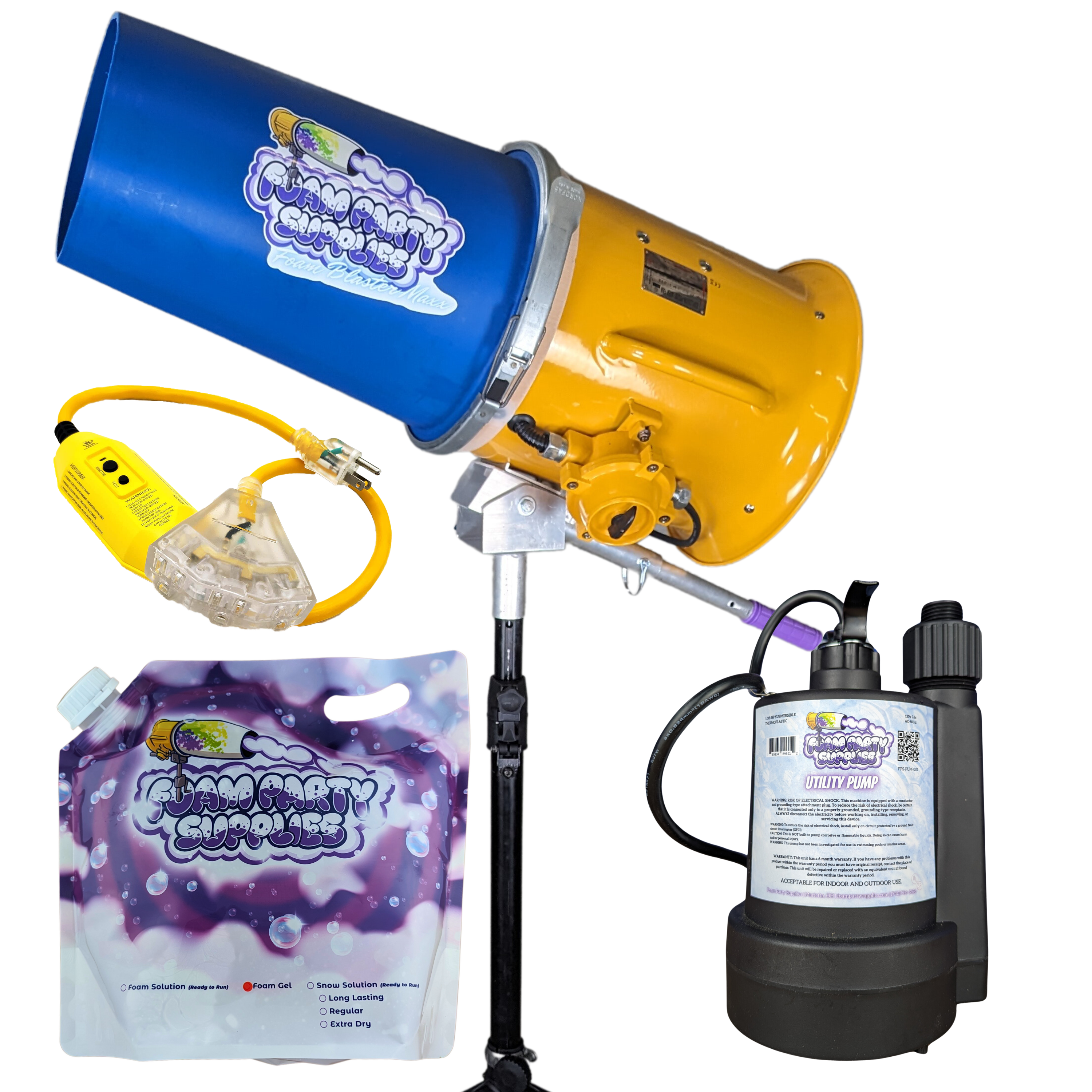 Foam Blaster Maxx (Bundle: Accessories & Gel)