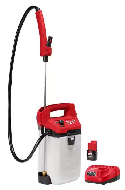 M12 12-Volt 2 Gal. Lithium-Ion Cordless Handheld Sprayer Kit with 2.0 Ah Battery and Charger