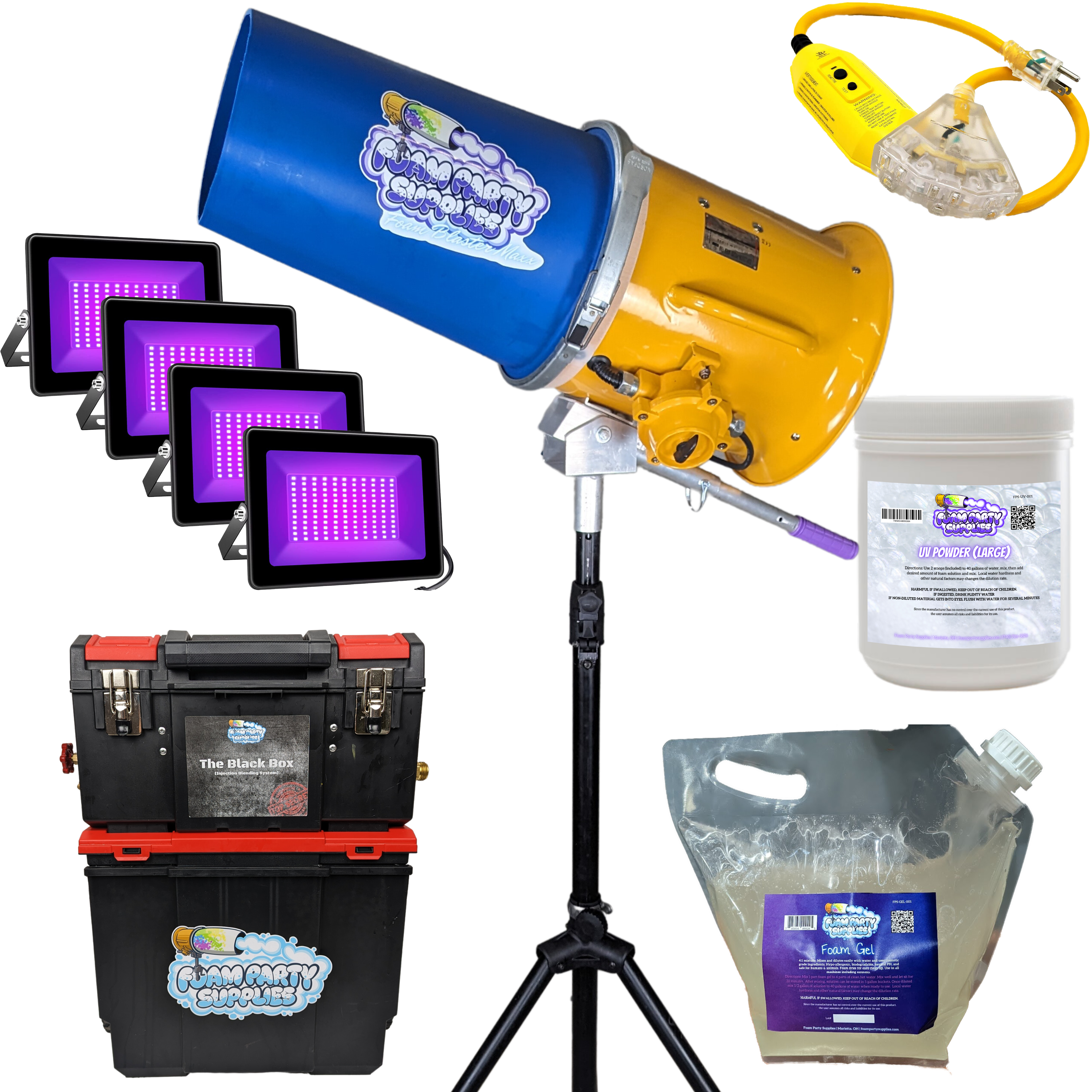 Foam Blaster Maxx Cannon  - UV Bundle