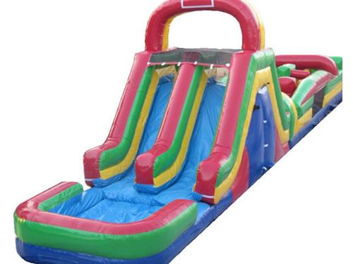 62'Lx15'H Wet n Dry Obstacle Green