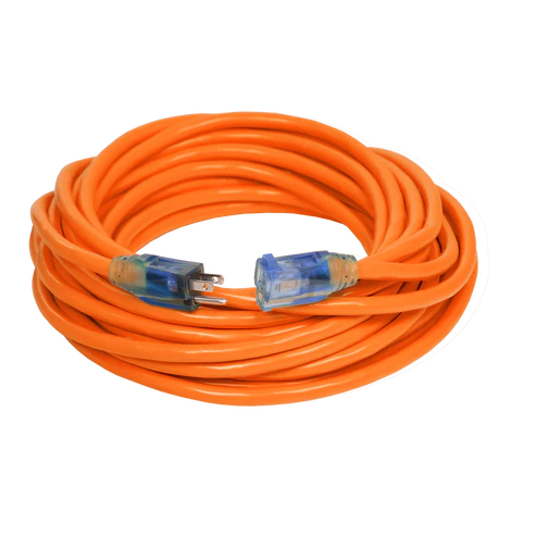 Outdoor Dual Lighted Extension Cord w/ Safety CGM