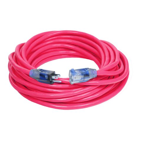 Outdoor Dual Lighted Extension Cord w/ Safety CGM