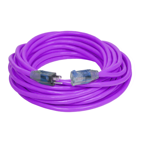 Outdoor Dual Lighted Extension Cord w/ Safety CGM