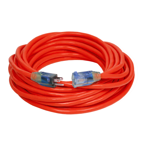 Outdoor Dual Lighted Extension Cord w/ Safety CGM