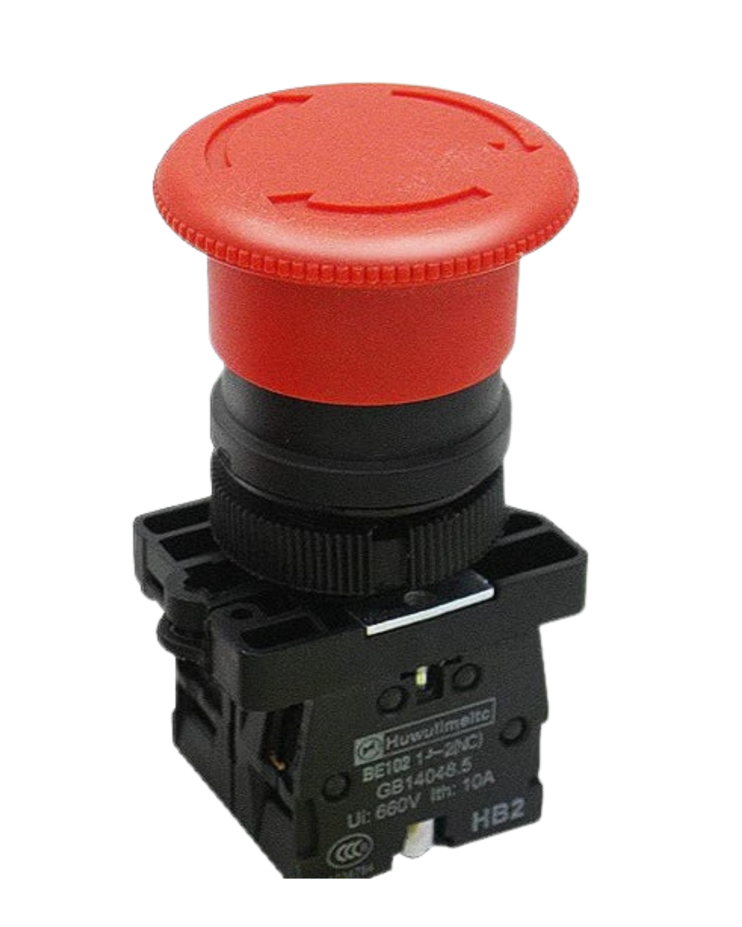 Red Mushroom Emergency Stop Push Button Switch AC 660V 10A