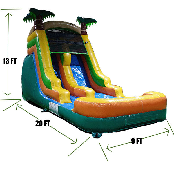 13'H Palm Tree Water Slide