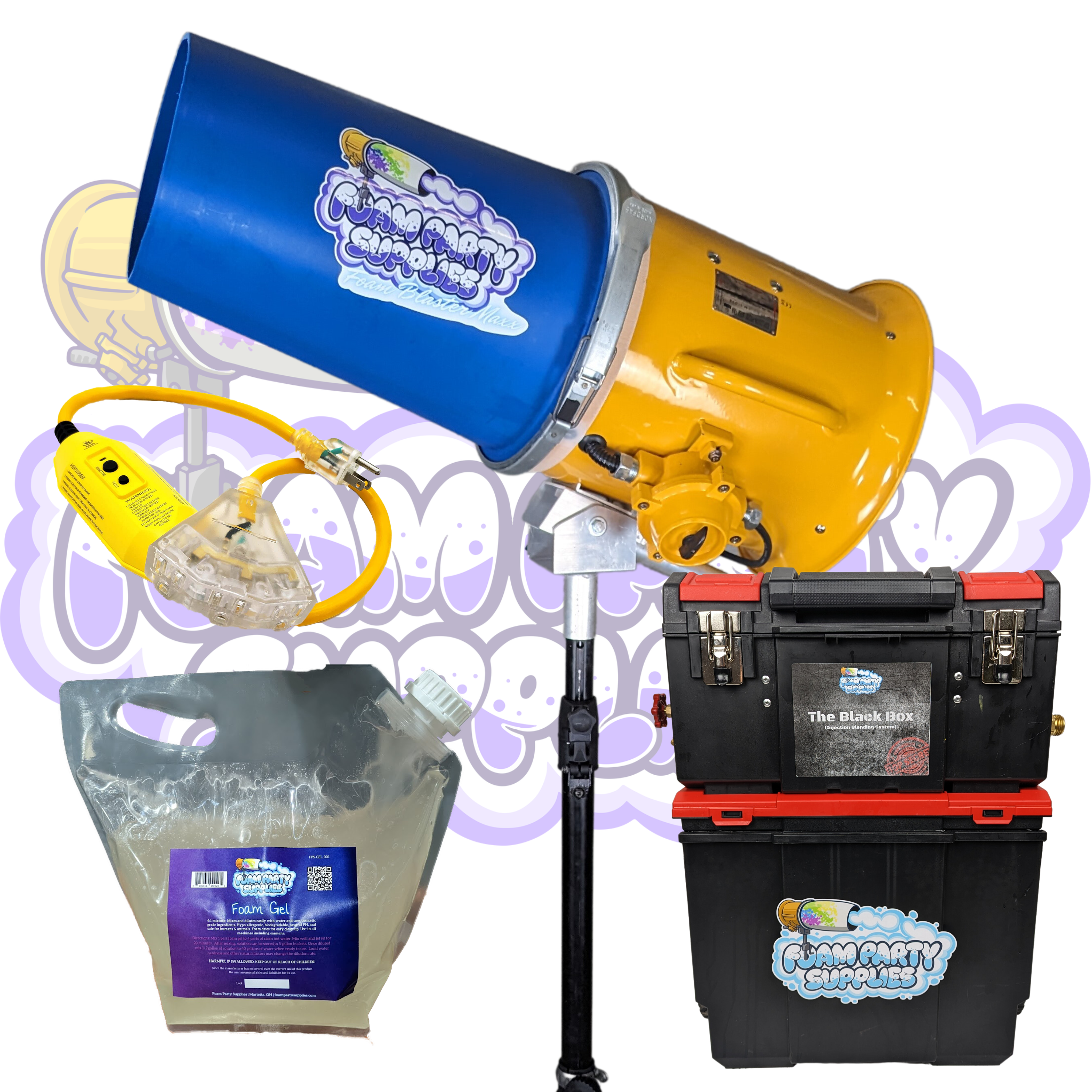 Foam Blaster Maxx (Bundle: Accessories & Gel)