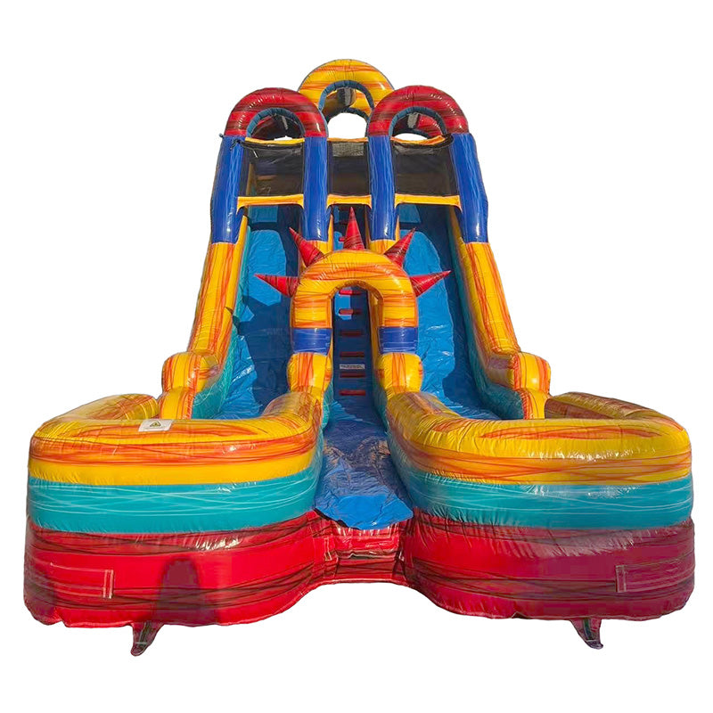 15'H Dual Lane Sunrise Slide Wet n Dry