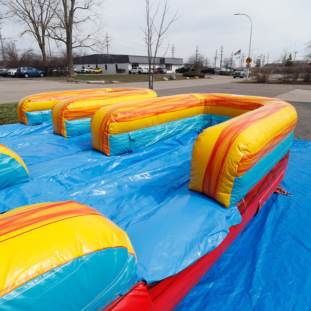 20'H Dual Lane Sunrise Slide Wet n Dry
