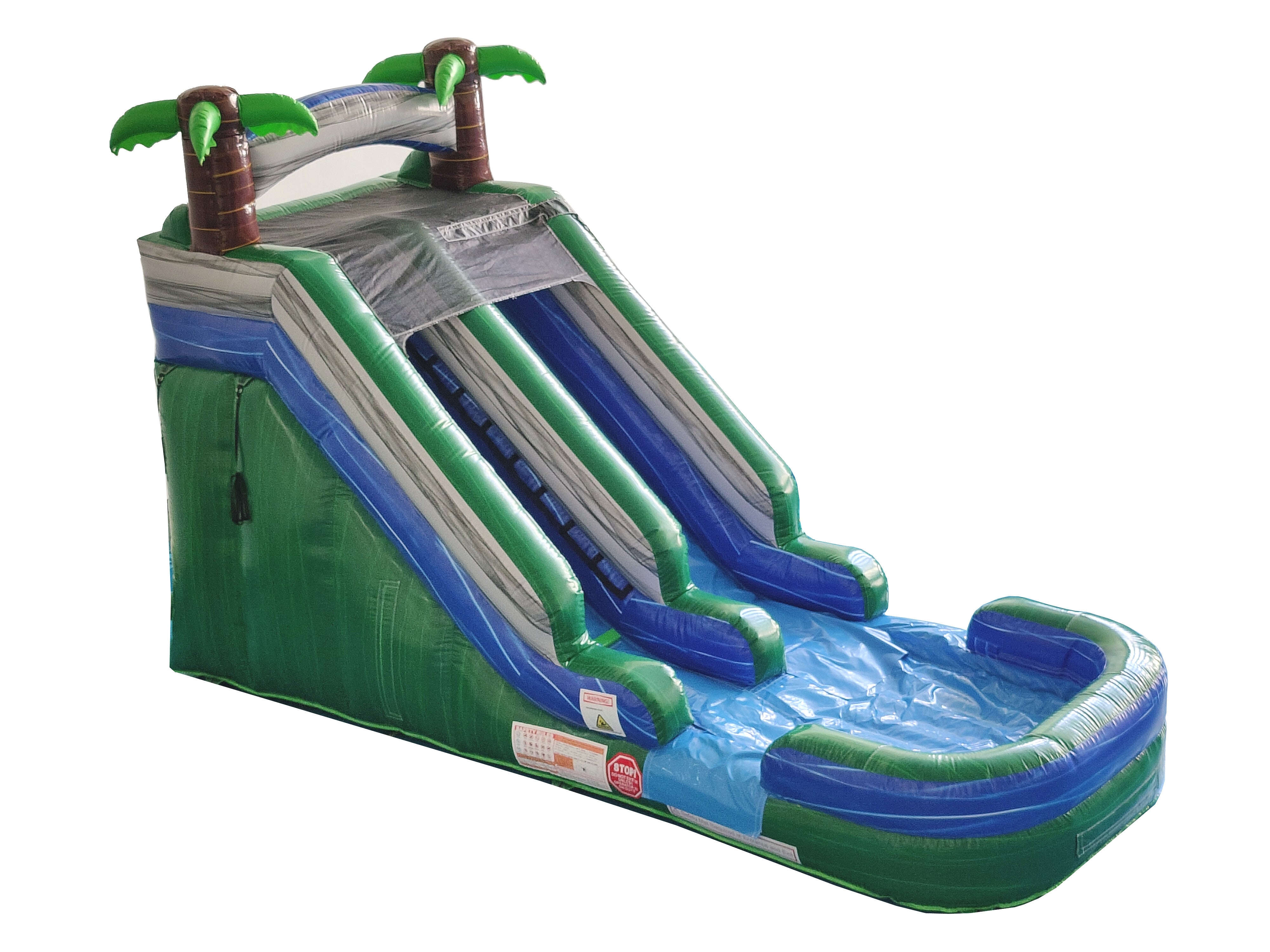 15'H Tropical Slide Wet n' Dry