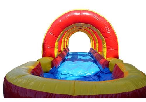 18'H Rainbow Screamer Slide w/ Slip n Splash