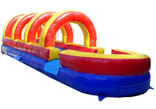 22'H Rainbow Screamer Slide w/ Slip n Splash