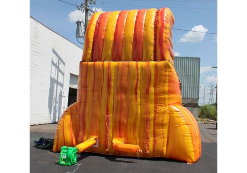 20'H Volcano Screamer Slide w/ Slip n Splash