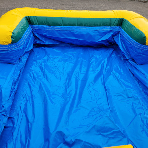19'H 2-Lane Palm Tree Screamer Slide w/ Slip n Splash