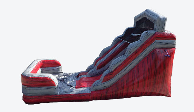 14' Water Slide Single Lane (Red/Grey)