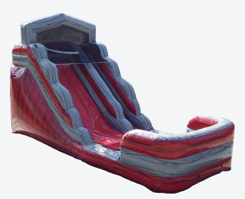 14' Water Slide Single Lane (Red/Grey)