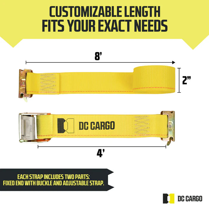 2" E track Cam Strap Tie-Down