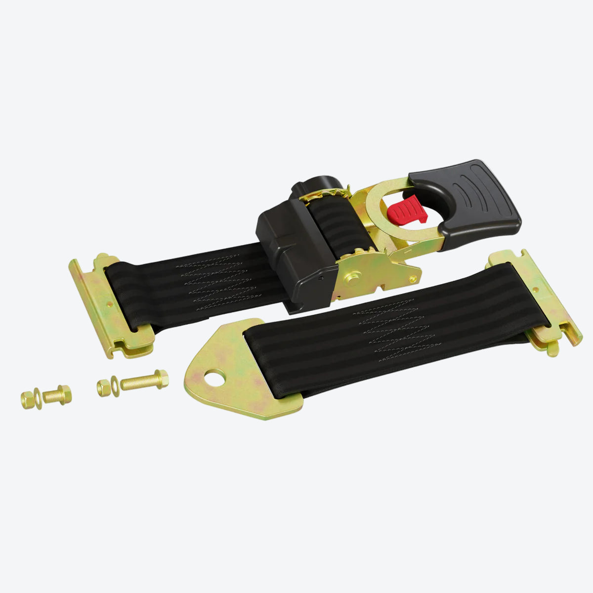 2 inch x 10 ft E track Retractable Ratchet Straps