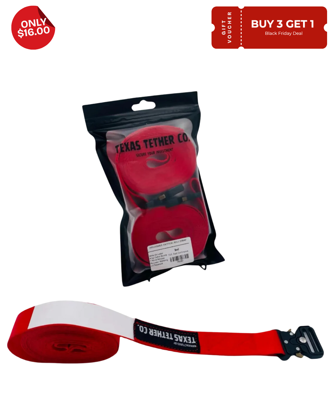 American Made Tactical Roll Strap (Sold In Pairs)