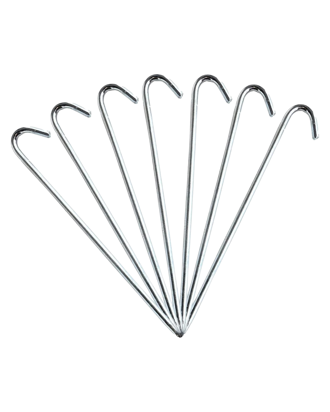 12 inch x 3/8 inch galvanized steel Tent stakes.