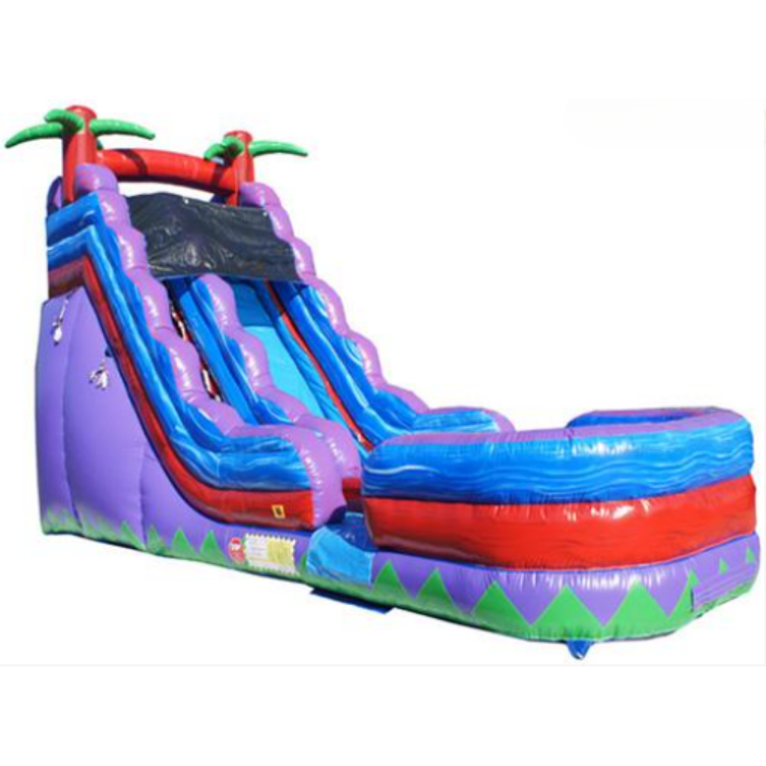 19'H Purple Slide Wet n Dry (No Blower)